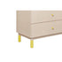 Gelato Crib/Dresser Feet Pack Yellow